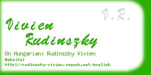 vivien rudinszky business card